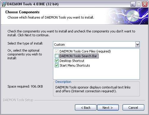 Daemon Tools 4.03 screenshot