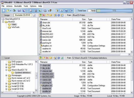 UltraISO screenshot (resized)