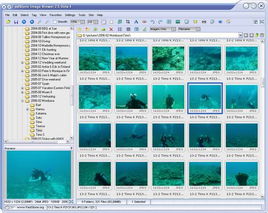 FastStone Image Viewer 2.5 beta 4 screenshot (resized)