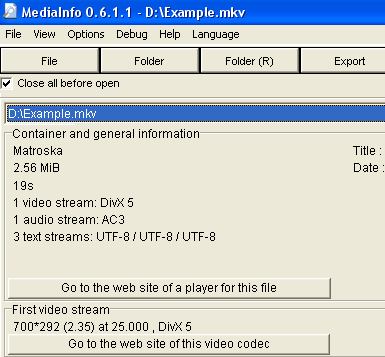 MediaInfo 0.6.1.1 (crop)