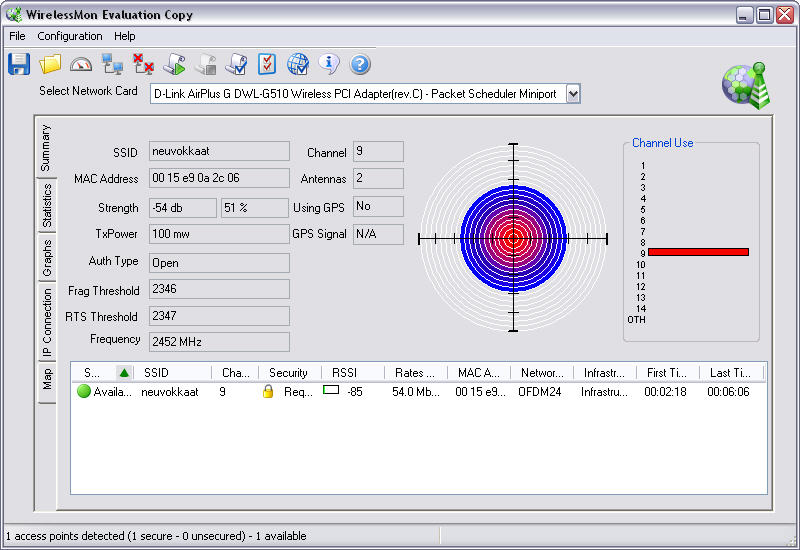 WirelessMon 2.0 screenshot
