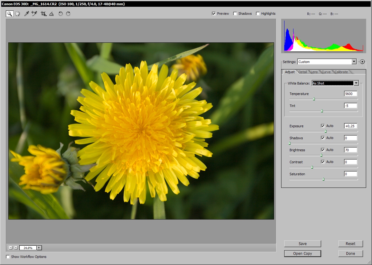 Adobe Camera Raw 3.4 - Canon EOS 30D (groot) � djengizz