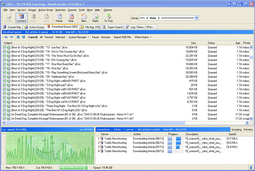 NewsLeecher 3.0 beta 7 screenshot (resized)