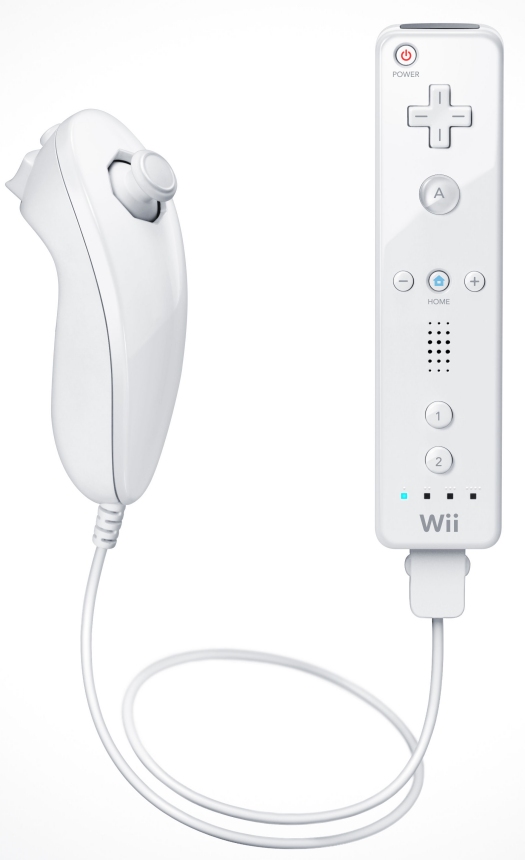 Nintendo Wii-controller met nun-chuck