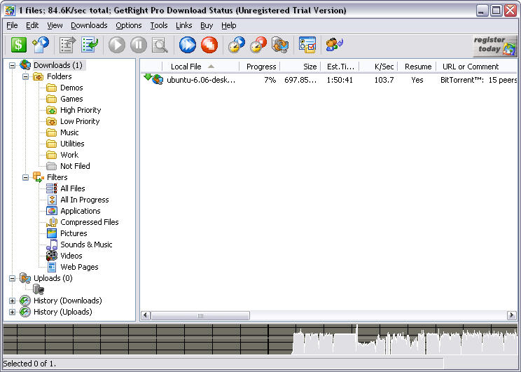 GetRight Pro 6.0b screenshot