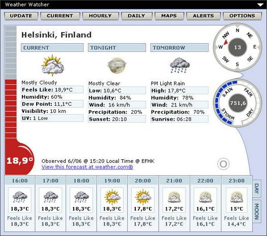 Weather Watcher 5.6.13 screenshot (resized)