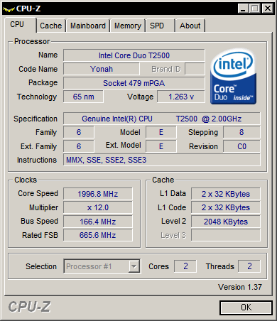 CPU-Z 1.37