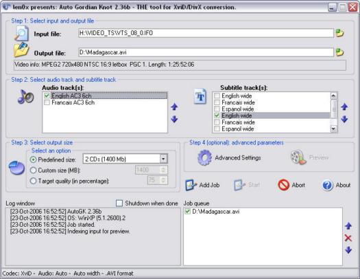 Auto Gordian Knot 2.36 beta screenshot (resized)