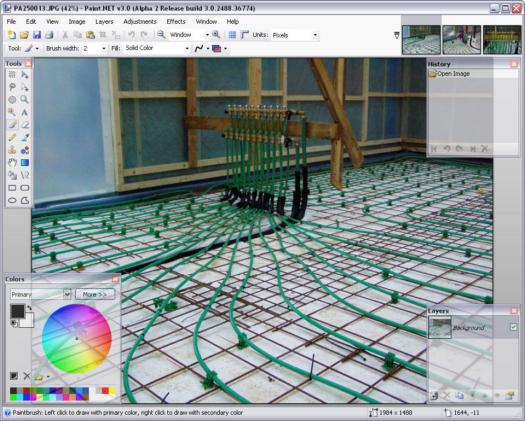 Paint.NET 3.0 alpha 2 screenshot (resized)