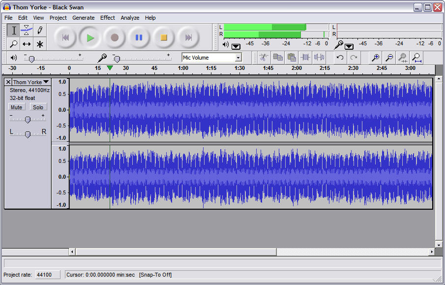 Audacity screenshot