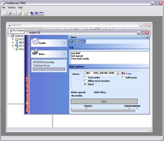 FinalBurner screenshot (resized)
