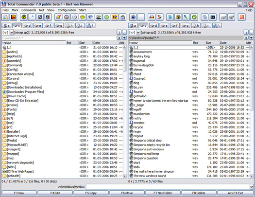Total Commander 7.0 public beta 1 screenshot (resized)