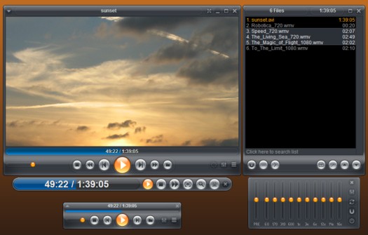 Zoom Player 5.00 screesnhot (resized)