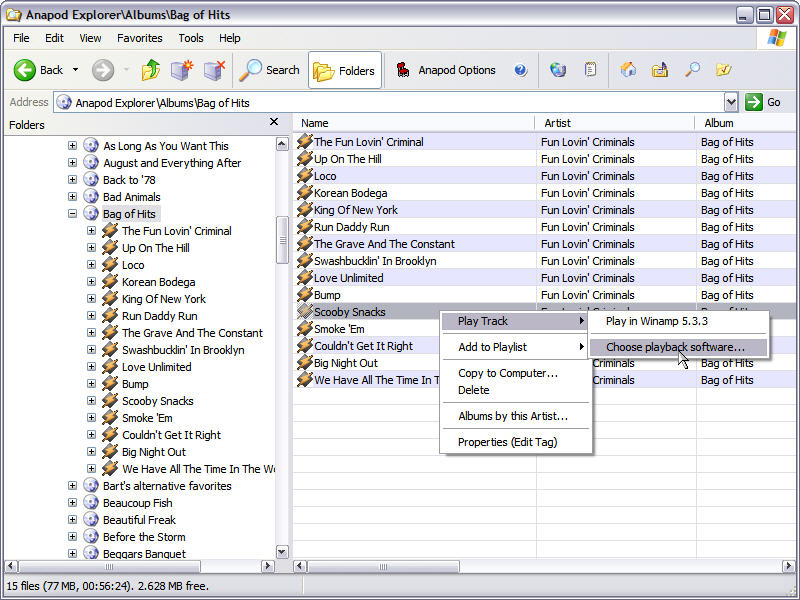 Anapod Explorer screenshot