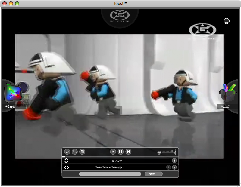 Joost screenshot