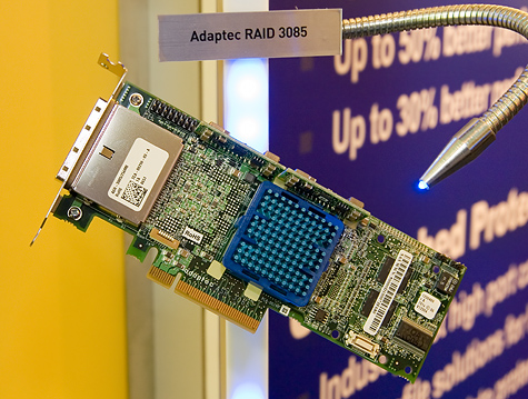CeBit 2007: Adaptec RAID 3085