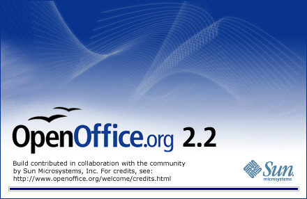 OpenOffice.org 2.2.0 welkomsscherm