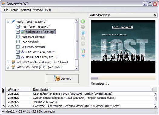 ConvertXtoDVD 2.1.19.243 screenshot (resized)