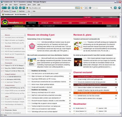 Netscape Navigator 9.0 screenshot (410 pix)