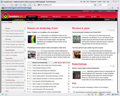 Avant Browser 11.5 build 8 screenshot (410 pix)