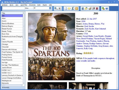 All My Movies 4.3 screenshot (410 pix)