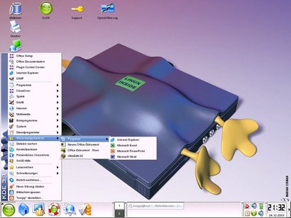 Windows programma's onder Linux (410 pix)
