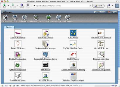 Webmin screenshot (410 pix)