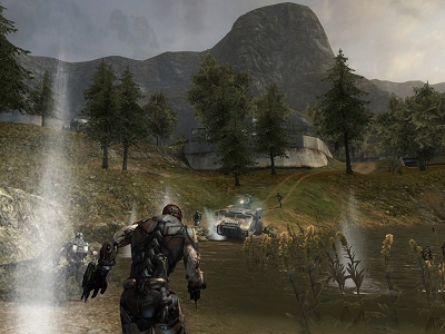 Enemy Territory: Quake Wars - landschap