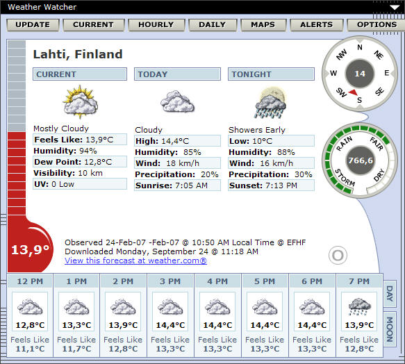 Weather Watcher 5.6.24 screenshot