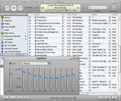 Apple iTunes screenshot (410 pix)