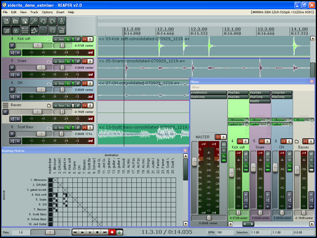 Reaper 2.0 - routing