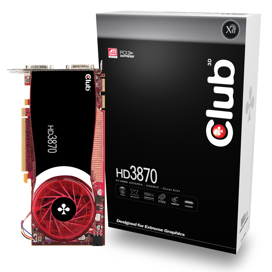 Club3D CGAX-3872DD kaart + box