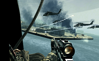 Call of Duty 4: Modern Warfare (8800GTX, all high, � Aap) - helikopter squadron