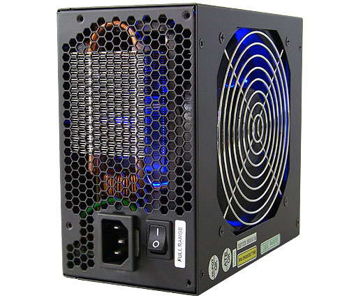 Zalman ZM600-HP 600W leds ingeschakeld