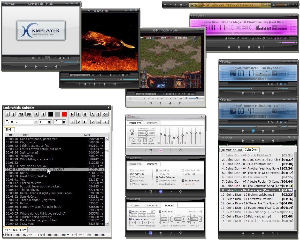 The KMPlayer screenshot