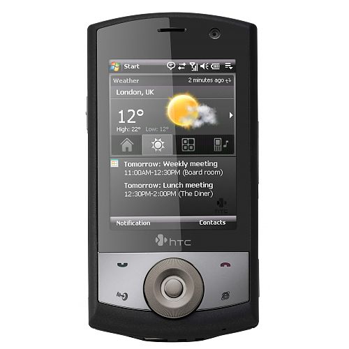 HTC Touch Cruise (Zwart, voorkant)