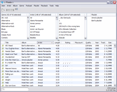 Floola 2.4 screenshot (410 pix)
