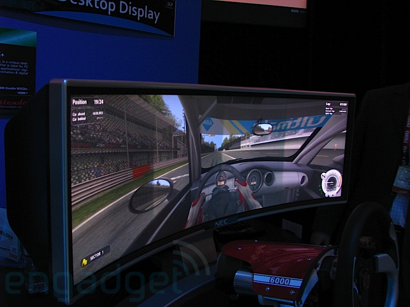 Nec gebogen gamedispay Crvd-42dwx+