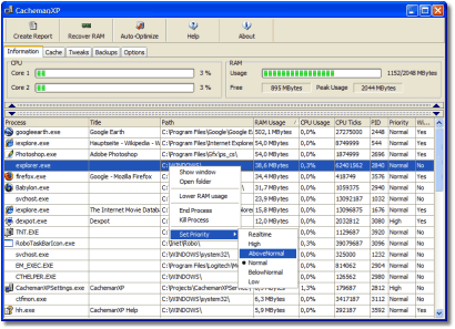 CachemanXP screenshot (410 pix)
