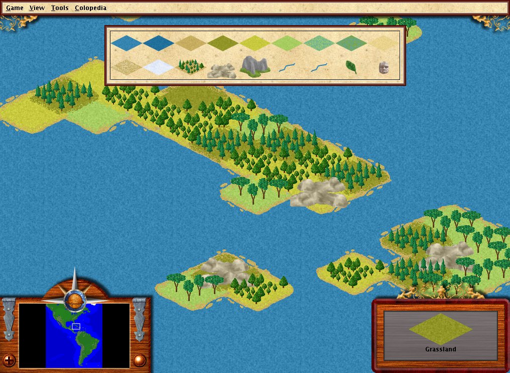 FreeCol - map editor