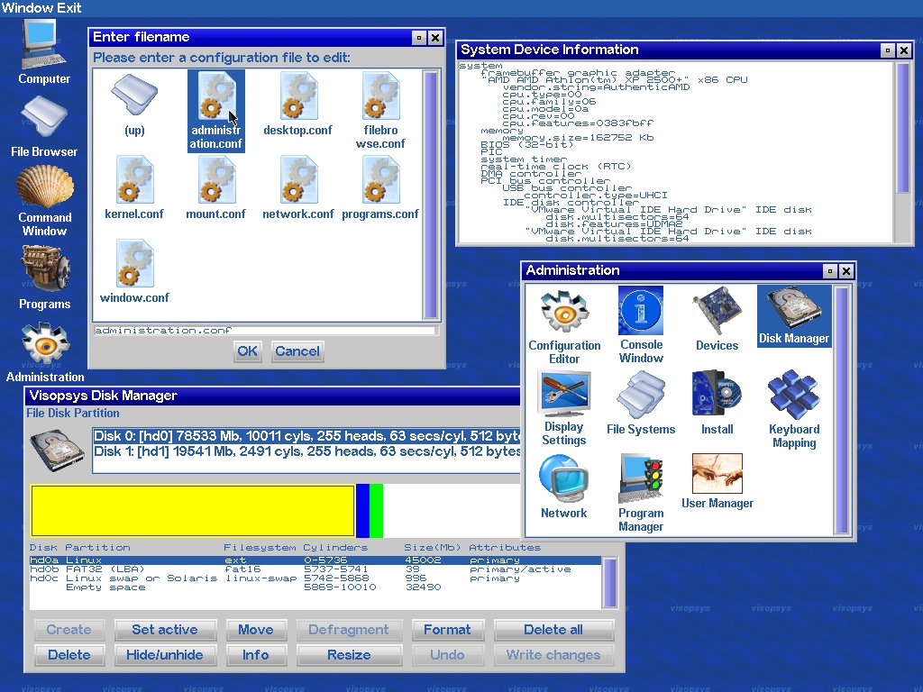 Visopsys 0.7 preview