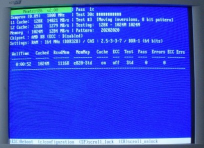 Memtest86+ 2.00 screenshot (410 pix)