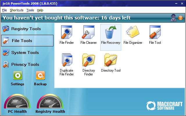 jv16 PowerTools 2008  1.8.0.435 beta 2 screenshot