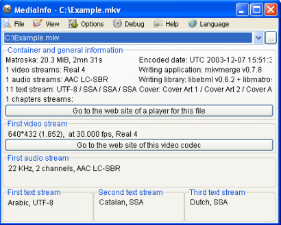 MediaInfo screenshot (410 pix)