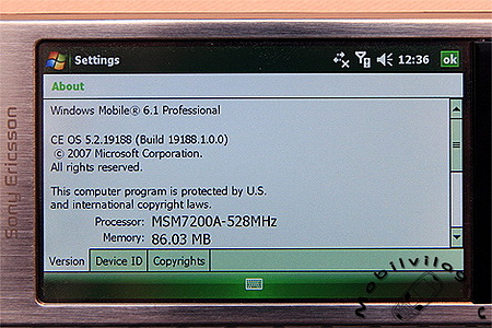 Sony Ericsson Xperia X1 - Windows Mobile 6.1