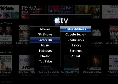 Safari HD Take 2 menu