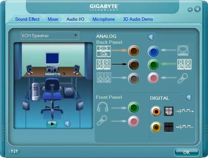Realtek HD Audio screenshot (410 pix)