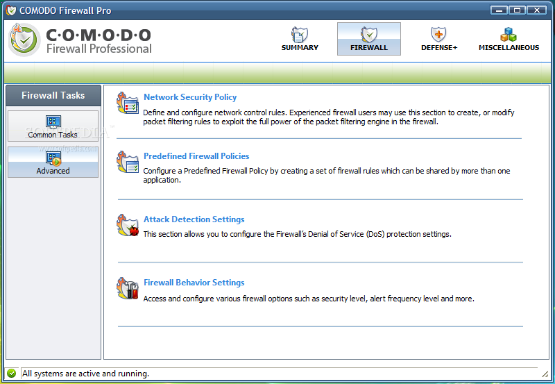 Comodo Firewall Pro 3.0 - 800px
