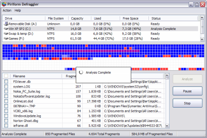 Defraggler 1.01.058 beta screenshot (410 pix)