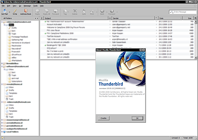 Mozilla Thunderbird 2.0.0.12